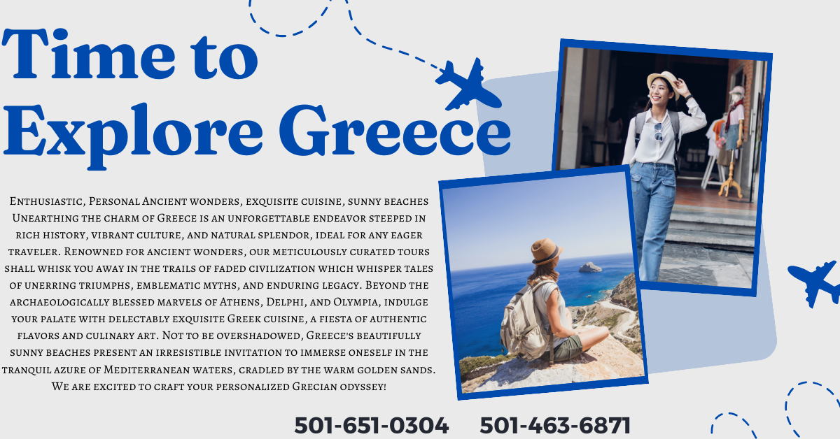 Discover Greece's beauty.